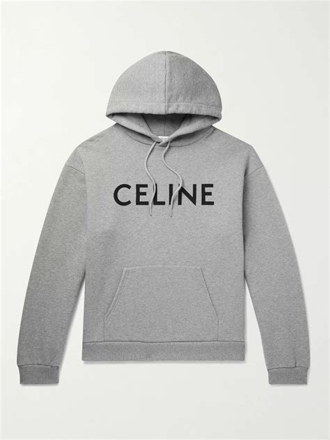 grey celine hoodie|celine sweatshirt men.